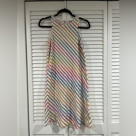 Lou & Grey Rainbow Stripe Swing Dress - Picture 4 of 5